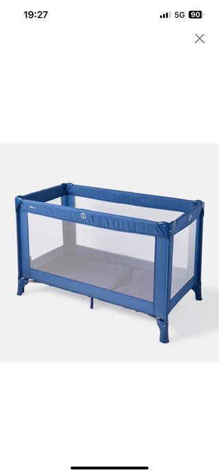 Cuna de viaje plegable + colchón