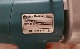 Sierra de sable y circular Black & Decker (2 en 1)