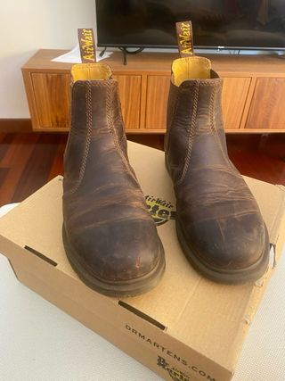 Botas Dr Martens Chelsea Piel Crazy Horse Marrones