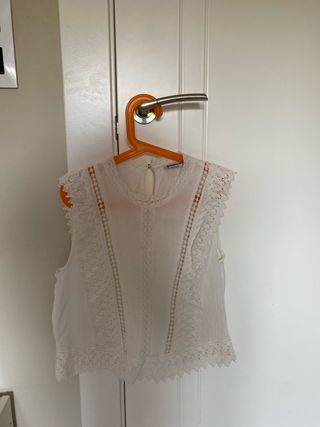 Blusa Stradivarius blanca
