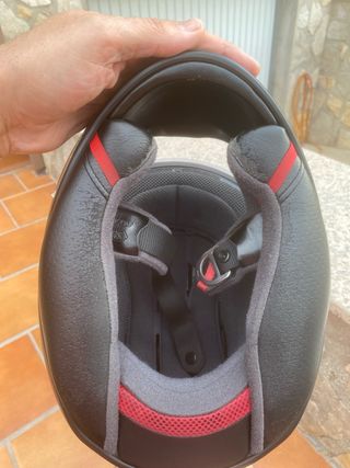 Casco Shoei NXR Negro con Diseño talla m pinlock .