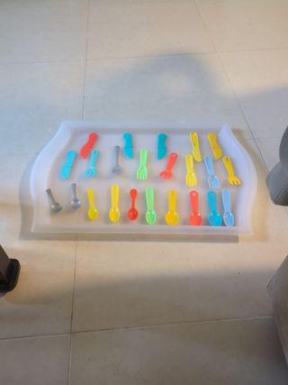 Juego de vajilla infantil.