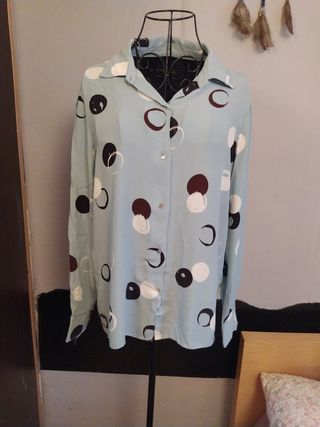 Blusa de viscosa con estampado