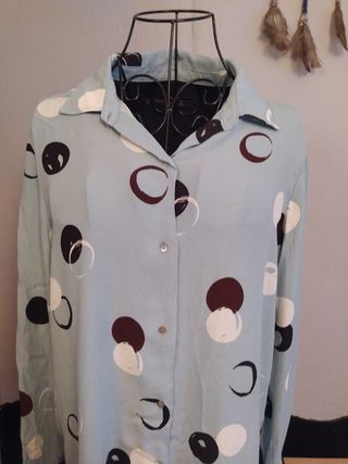 Blusa de viscosa con estampado