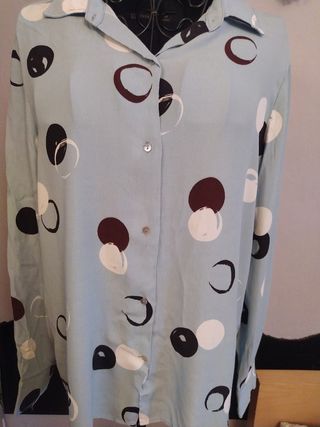 Blusa de viscosa con estampado