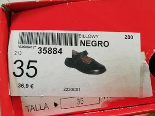 Zapatos B&B Negros Sin Estrenar