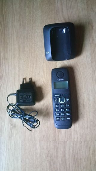 Teléfono inalámbrico Gigaset negro