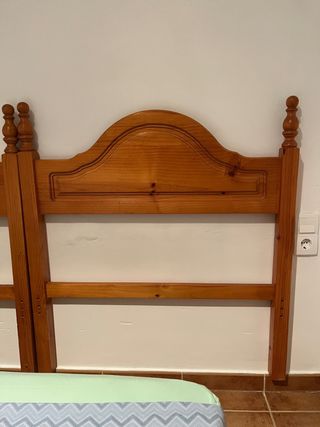 Dos cabeceros cama 90