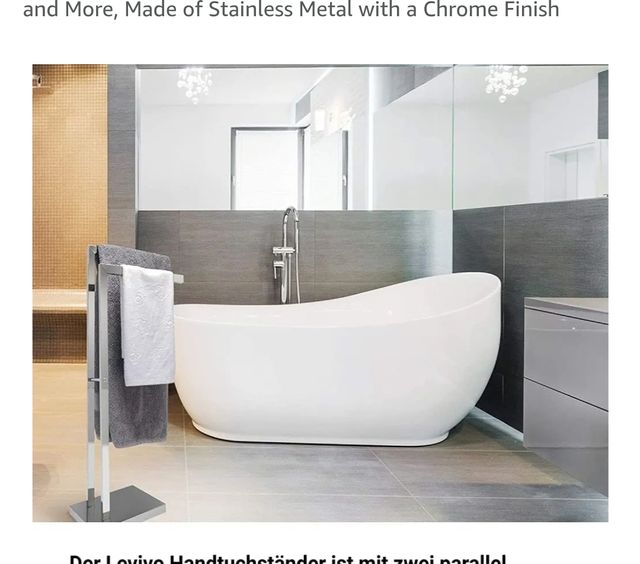 Toallero Levivo 2 Brazos Metal x5 unidades