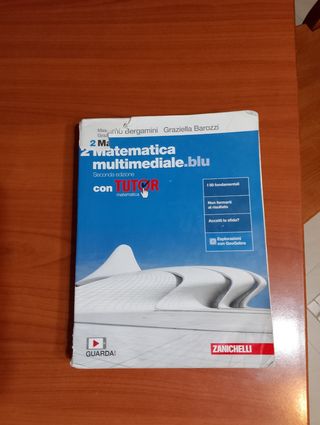 "Matematica multimedialeblu2" libro usato di liceo
