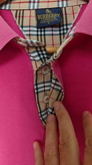 Polo Burberry Mujer Rosa Hecho en Inglaterra