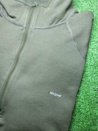 Patagonia Top Termico Uomo Verde Militare Taglia M