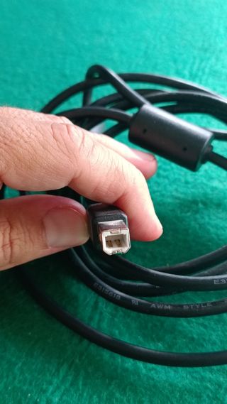 Cable USB 2.0 A-B con Filtros Ferrita