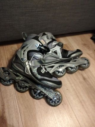 Patines Rollerblade Spark XR COMP W Grises Usadas 