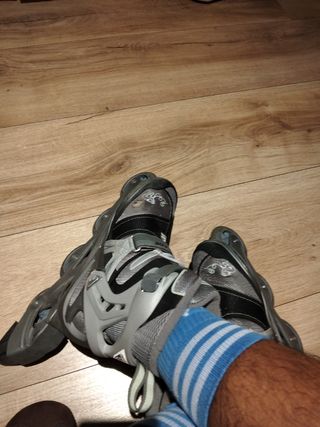 Patines Rollerblade Spark XR COMP W Grises Usadas 