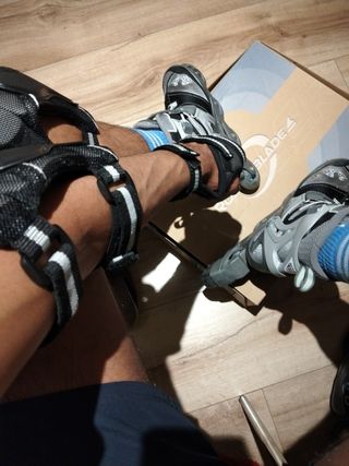 Patines Rollerblade Spark XR COMP W Grises Usadas 