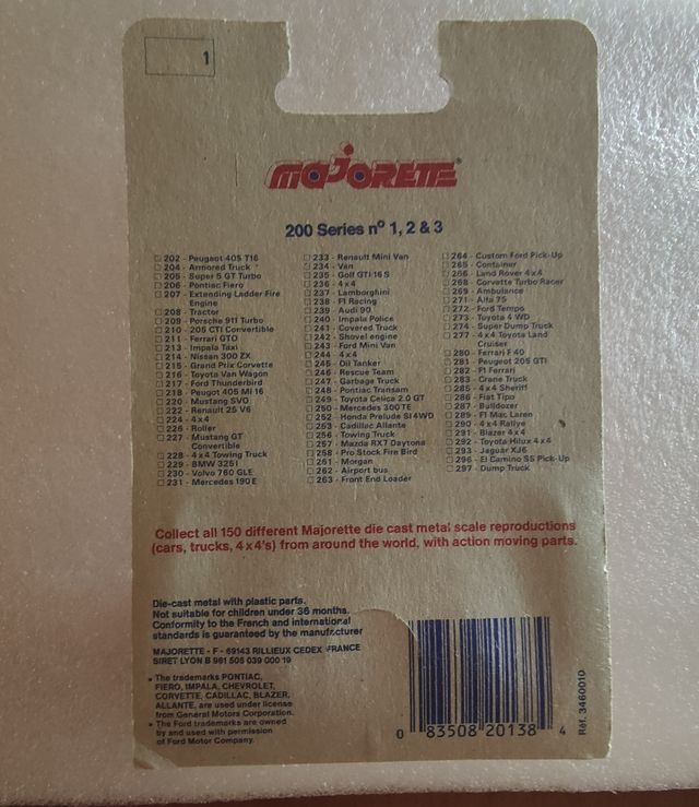 Majorette Ferrari GTO