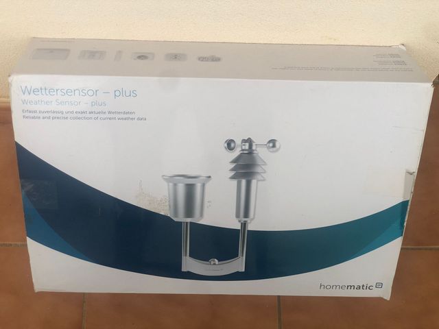 Sensor Meteorológico Plus Homematic IP 152057A0