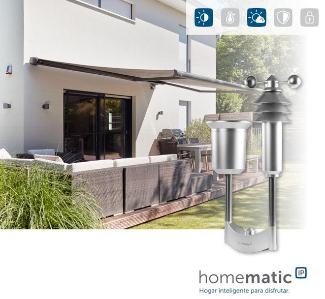 Sensor Meteorológico Plus Homematic IP 152057A0