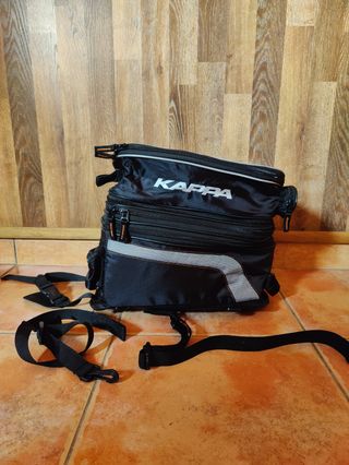 Bolso Sobredepósito Moto Kappa Negro.