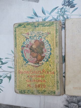Libros antiguos Lecciones de Cosas y Hijos de Sant