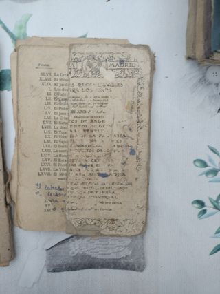 Libros antiguos Lecciones de Cosas y Hijos de Sant