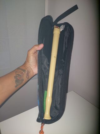 Funda para flauta con diseño