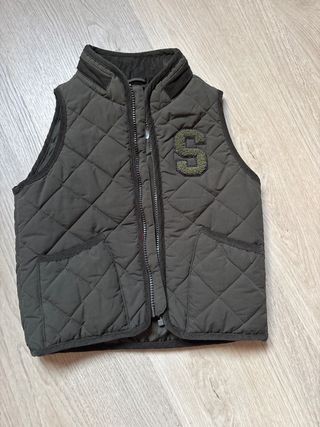 Chaleco niño verde 5-6 años