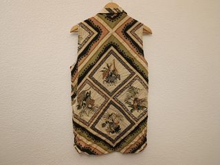 Camisa sin mangas con estampado animal