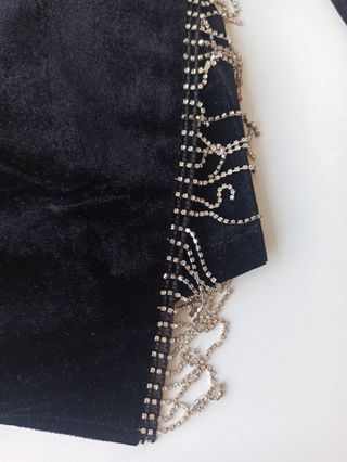 Momo corto terciopelo de fiesta