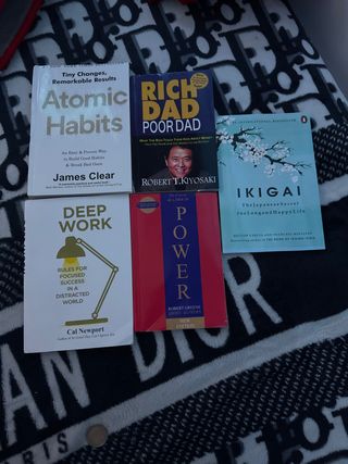 5 Libros desarrollo Personal (inglés)