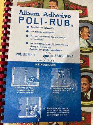 Álbum Adhesivo Poli-Rub Vitolas de puros
