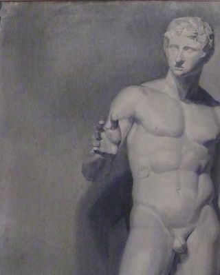 RAFAEL PECINO Policleto Discóforo Madera Dorado