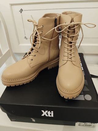 Botas Xti Beige Talla 40