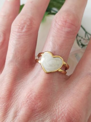 Anillo Corazón bañado en Oro de 18k
