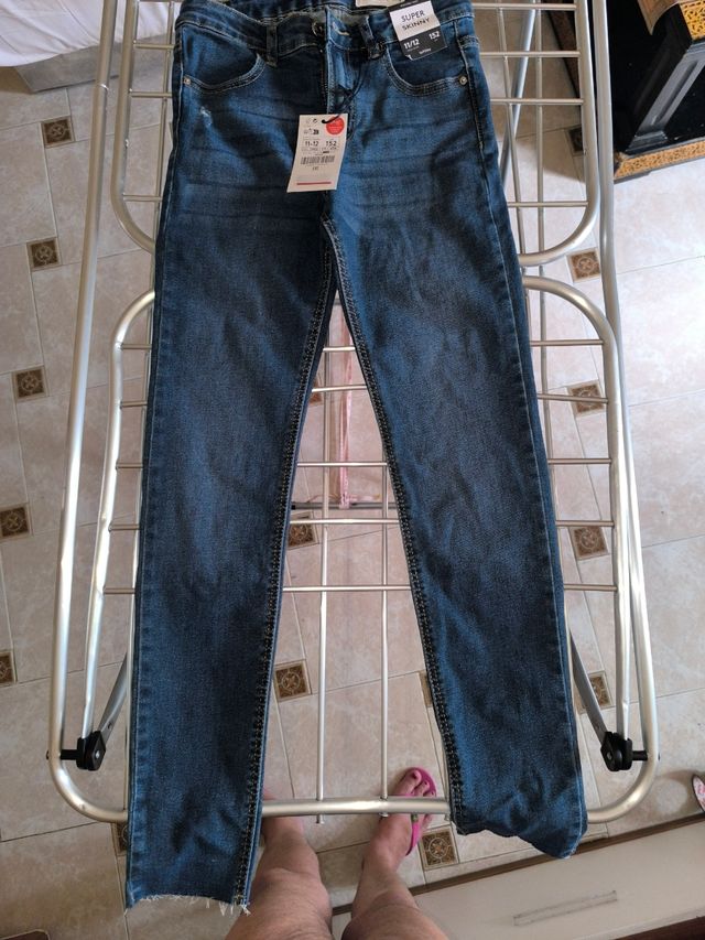 Pantalones vaqueros niña 10-12 años