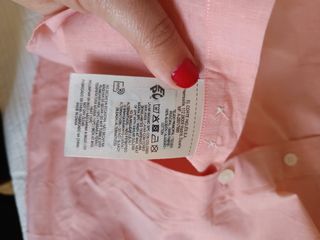 Camisa Emidio Tucci Talla M salmón 
