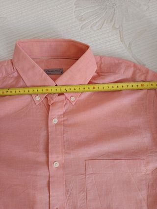 Camisa Emidio Tucci Talla M salmón 