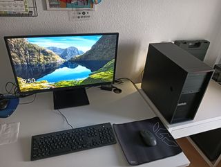 Lenovo ThinkStation PC Negro