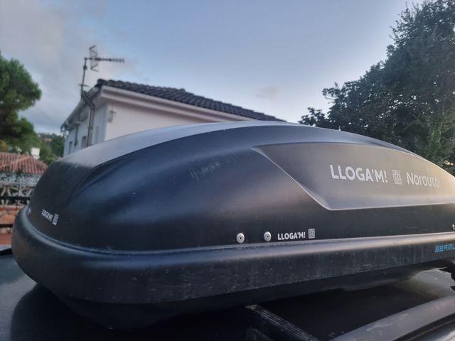 Baúl portaequipajes Norauto Bermude 200. 2 llaves