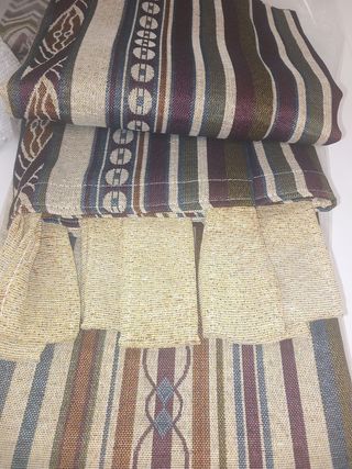 Pack jacquard 2 Cortinas trebillas.Env.gratis