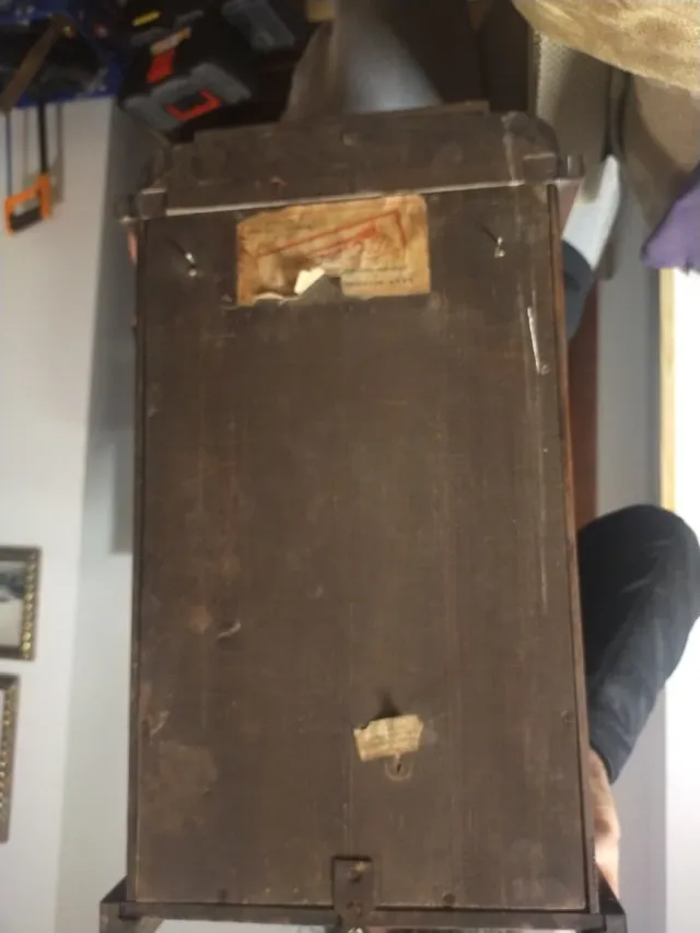 Reloj de pared péndulo madera