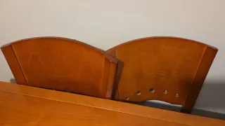 Mueble de salón completo madera y cristal