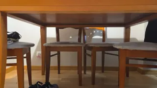 Mueble de salón completo madera y cristal