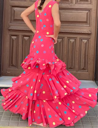Traje de flamenca talla 36-38