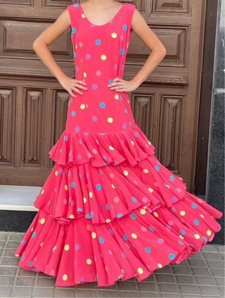Traje de flamenca talla 36-38