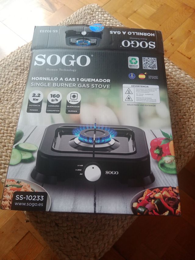 Hornillo Gas Sogo SS-10233 1 Quemador