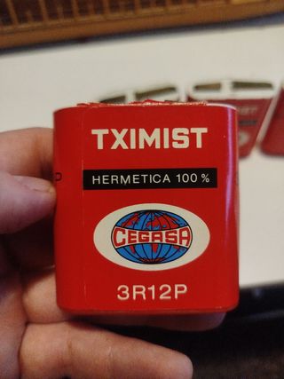 4 Pilas Tximist 3R12P Cegasa