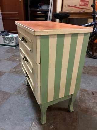Mesitas de noche antiguas de madera