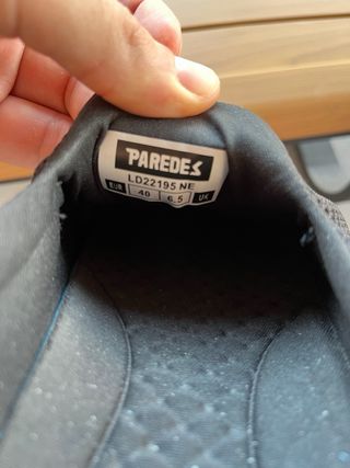 Zapatillas Paredes Negras